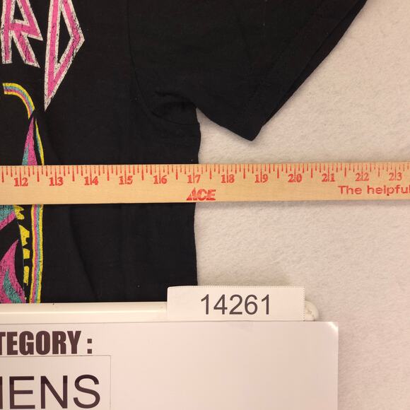 Def Leppard Band Graphic Crew Neck T Shirt Adult Mens Size Small S Black - Picture 7 of 9